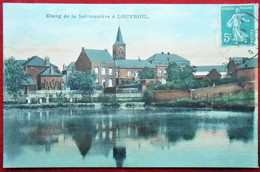 CPA Couleur 1910 Louvroil Etang De La Sablonnière (59 France) - Louvroil