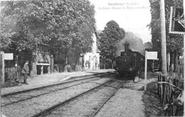 La Gare, Départ Du Train Pour Paris - Santeny