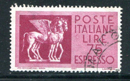 ITALIE- Timbre Pour Lettre Par Express Y&T N°43- Oblitéré - Express-post/pneumatisch