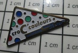 2517 Pin's Pins / Beau Et Rare / TGV / WAGONS-LITS TGV CROC'COULEURS - TGV