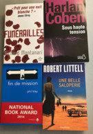 8 Livres LITTÉRATURE AMÉRICAINE : P. Caputo-J. McBride-J. O’Neil-P. Cornwell-R. Littell-P. Klay-H. Coben-R. Montanari) ( - Lots De Plusieurs Livres