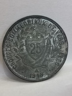 25 CENTIMES 1918 GROUPES COMMERCIAUX DE VERSAILLES / MONNAIE DE NECESSITE - Monétaires / De Nécessité