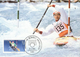 519  Canoë-kayak: Camp. Du Monde De Slalom 1985: C. Maximum D'Allemagne - ICF Canoe Slalom World Championships Augsburg - Canoa