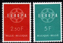 Belgium 1959 EUROPA Set Of 2 U/M MNH ** SG1702/1703 - 1959