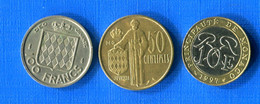 Monaco 3  Pieces - 1949-1956 Anciens Francs
