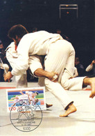 820  Judo: Carte Maximum D'Allemagne (Berlin), 1987 - World Championships Berlin, Germany - Judo
