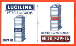 BUVARD LUCILINE PETROLE DES SALONS - MOTO-NAPHTA PREMIERE ESSENCE DU MONDE - Hydrocarbures