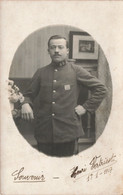 CPA - Militaria - Carte Photo  - Identification Henri Hertriest - Marquette Lez Lille - 1917 - Personaggi