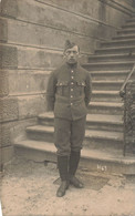 CPA - Militaria - Carte Photo  - Identification Deruyter Arthur - Prisonnier De Guerre Soldat Belge D'administration - Characters