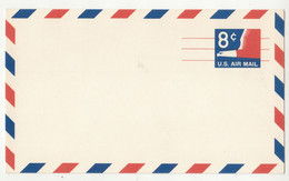 US 1968 Postal Stationery Air Mail Postal Card UXC9 Not Posted B230120 - 1981-00