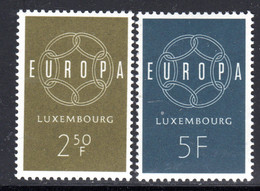 Luxembourg 1959 EUROPA Set Of 2 U/M MNH ** SG659/660 - 1959