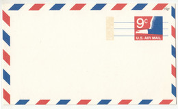 US 1971 Postal Stationery Air Mail Postal Card UXC10 Not Posted B230120 - 1981-00