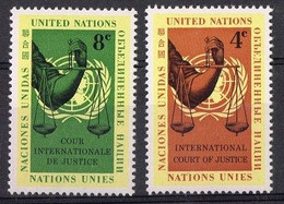 JEU 3 - NATIONS UNIES Cour Internationale De Justice Neufs** - Unused Stamps