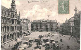 CPA Carte Postale Belgique Bruxelles Grand Place 1919 VM62428 - Places, Squares