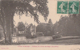 LORREZ LE BOCAGE. - Château Du Comte De Ségur - Lorrez Le Bocage Preaux