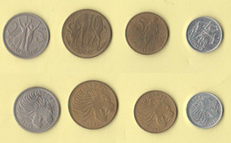 Etiopia 1 + 5 + 10 + 25 Cents 1977 FAO Ethiopia  EE 1969 - Ethiopie