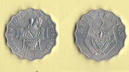 Rwanda 10 Franchi 1970 FAO 10 Francs Aluminum Coin - Rwanda