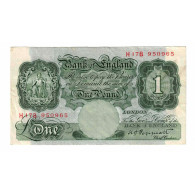 Billet, Grande-Bretagne, 1 Pound, 1934, KM:363c, TTB - 1 Pound