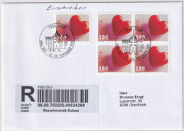 Zumstein 1403 / Mi. 2218 Auf Einschreibebrief Mit Sonmderstempel RÄTIA 2011 CHUR - Storia Postale