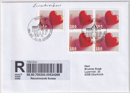 Zumstein 1403 / Mi. 2218 Auf Einschreibebrief Mit Sonmderstempel RÄTIA 2011 CHUR - Briefe U. Dokumente