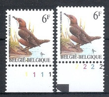 BELGIE * Buzin * Nr 2459 P6a  Plaatnr 1+2 * Postfris Xx - Andere & Zonder Classificatie