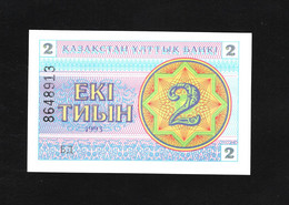 Kazakhstan, 2 Tyin, 1993-2004 Issue - Kazakhstán