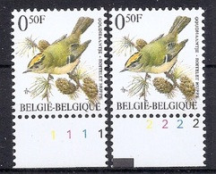 BELGIE * Buzin * Nr 2424 P6a  Plaatnr 1+2 * Postfris Xx - Altri & Non Classificati