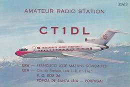 PORTUGAL QSL CARD - RADIO AMATEUR - POVOA DE SANTA IRIA - Radio Amateur