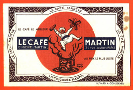 BUVARD LE CAFE MARTIN - ILLUSTREE PAR CAPPIELLO - Café & Té