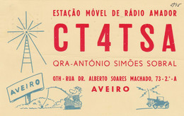 PORTUGAL QSL CARD - RADIO AMATEUR - AVEIRO - Radio Amateur