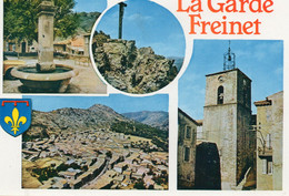 LA GARDE FREINET, MULTIVUE, UN VILLAGE DES MAURES COULEUR  REF 5497 - La Garde Freinet