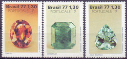 BRASIL  - BRAZIL - MINERALES - GEOLOGY  - **MNH - 1977 - Minéraux