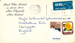 New Zealand Cover Sent Air Mail To England 2-11-1977 - Luftpost