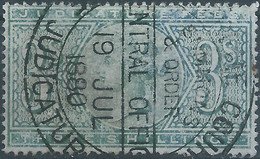 Great Britain-ENGLAND,Queen Victoria,1880 Revenue Stamp Tax Fiscal,JUDICATURE FEES, 3 Shillings,Used - Fiscale Zegels