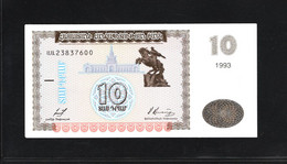 Arménie, 10 Dram, 1993 "Dram" Issue - Armenië