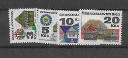 1972 MNH  Tschechoslowalei,Michel 2090-93,  Postfris** - Unused Stamps