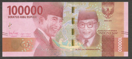 Indonesia 100,000 100000 Rupiah President Sukarno & Moh Hatta 2020 / 2016 UNC - Indonésie