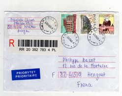 Lettre Recommandée , Registered Cover Du 12/05/2009 Pour La France - Storia Postale