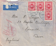 Air Mail Cover British Forces In Egypt Small Army Post To England, 7-3--1940 Censor Nr. 25, MPO E602 - Covers & Documents