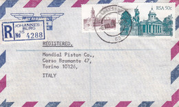 SUD AFRICA -  RSA - JOHANNESBURG - STORIA POSTALE - BUSTA VIAGGIATA  PER TORINO (ITALIA) - 1984 - Cartas & Documentos