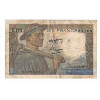 France, 10 Francs, Mineur, 1949, E.174, TB, Fayette:8.2, KM:99f - 10 F 1941-1949 ''Mineur''