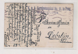 AUSTRIA  CZECH REPUBLIC WW I 1917 PRAG PRAHA Military Postcard - Lettres & Documents