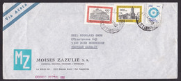 Argentina: Airmail Cover To Germany, 1980, 3 Stamps, Church, Symbol, Inflation: 850.00 Pesos (minor Damage) - Covers & Documents