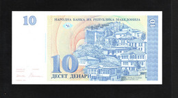 Macédoine Du Nord, 10 Denari, 1993 Issue - Macédoine Du Nord