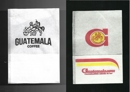 2 Tovagliolini Da Caffè - Caffè Guatemala - Reclameservetten