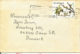 Ireland Cover Sent To Denmark 7-6-1984 Single Franked - Storia Postale