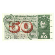 Billet, Suisse, 50 Franken, 1965, 1965-01-21, KM:48e, SUP - Suiza