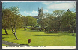 United Kingdom, Coleraine, Anderson Park And St. Patrick's Church,1973. - Londonderry