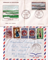 CONGO BRAZZAVILLE 1967 COVER & IVORY COAST 1963 FDC. - Autres & Non Classés