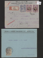 Syria: 1902/1920 Lot Of 10 Covers And Post Card From Alepo (5 Items Incl. HALEP - Syria